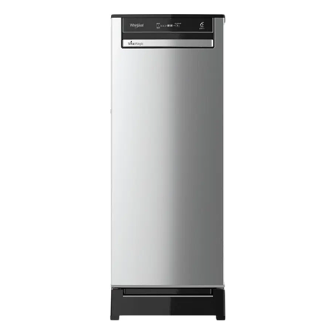 Whirlpool 192 L Direct Cool Single Door 3 Star Refrigerator (Alpha Steel, WP REF 215 VMPRO ROY 3S ALPH STL-Z-73132)