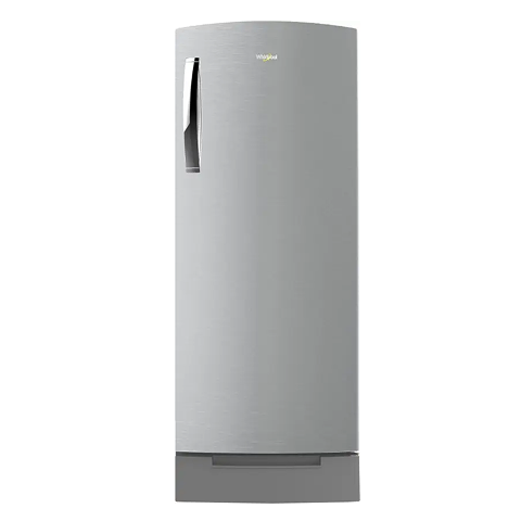 Whirlpool 192 L Direct Cool Single Door 3 Star Refrigerator with Base Drawer  (Cool Illusia Steel, 215 IMPRO ROY 3S COOL ILLUSIA)